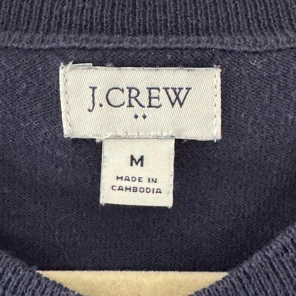 J. Crew Navy Classic Cardigan - Picture 5 of 8